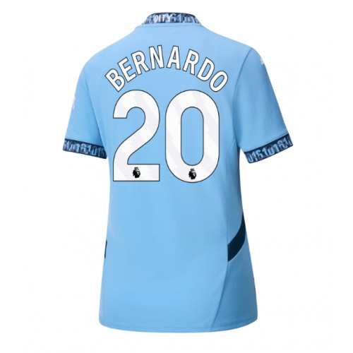 Fotbalové Dres Manchester City Bernardo Silva #20 Dámské Domácí 2024-25 Krátký Rukáv